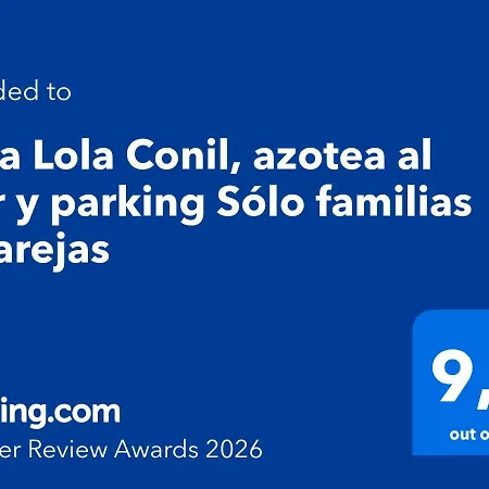 Casa Lola Conil, Azotea Al Mar Y Parking Solo Familias O Parejas