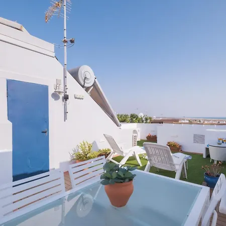Casa Lola Conil - Azotea Al Mar Y Parking - Solo Familias O Parejas Дом отдыха *