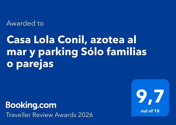 Casa Lola Conil, Azotea Al Mar Y Parking Solo Familias O Parejas