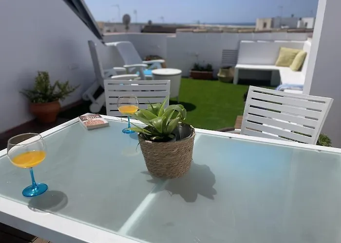 Nyaraló Casa Lola Conil, Azotea Al Mar Y Parking Solo Familias O Parejas Conil de la Frontera